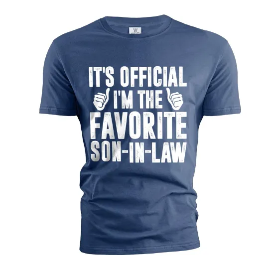 Discover Men's Funny Favorite son-in-law T-shirt Son In Law gifts for him birthday gift