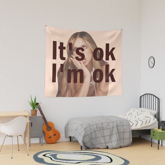 Discover It's ok I'm ok - Tate McRae Tapestry, Wall Decor