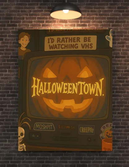 Discover Halloweentown Vintage Poster