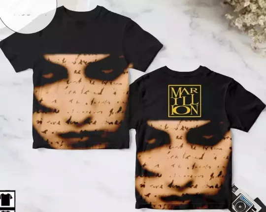 Discover Marillion Brave Album Cover Black AOP 3D T-shirt