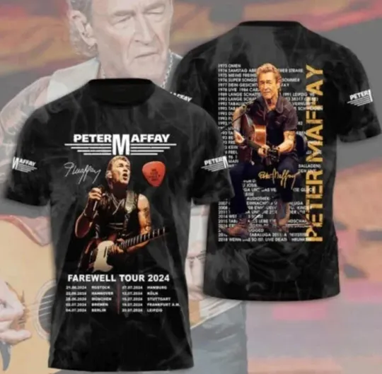 Discover Peter Maffay Farewell Tour 3D T-Shirt