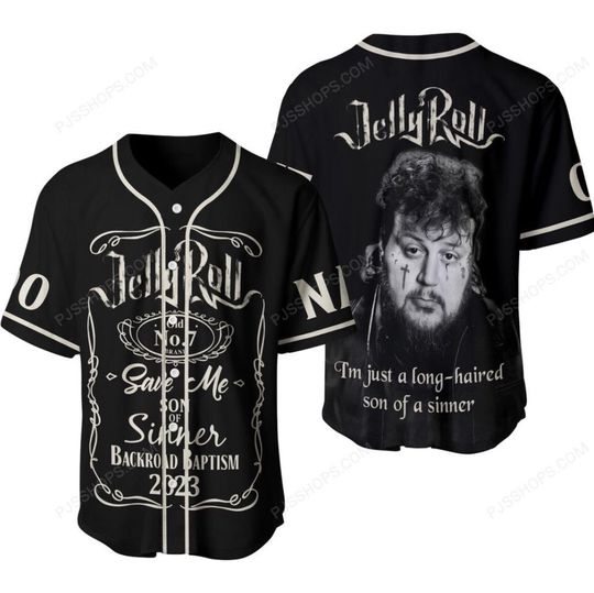Discover Jelly Roll Baseball Jersey, Jelly Roll Jersey Personalized Shirt Men's