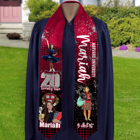 Discover Custom Photo I Did It Congrats Graduation Stoles