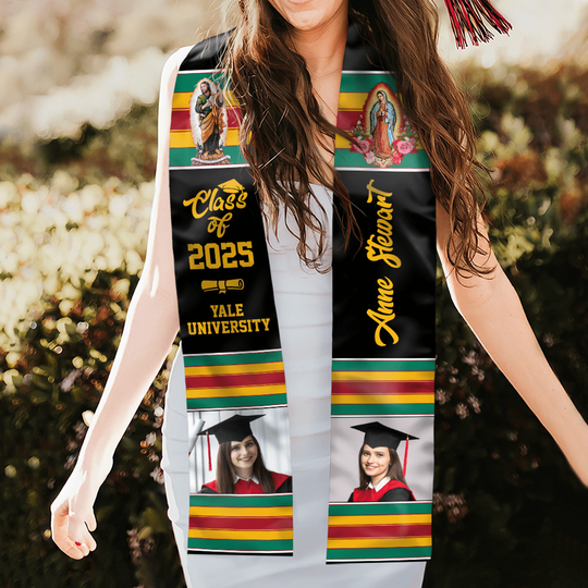 Discover Custom Graduation Stoles , Graduation Gift, Mexico Senior Gift