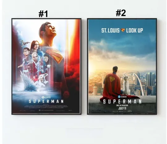 Discover New Poster for James Gunn’s Superman 2025 Movie Print Poster