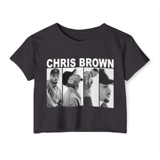 Discover Chris Brown tour crop top Chris Brown world Tour crop shirt Chris Brown t-shirt Chris Brown