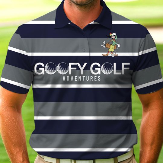 Discover goofyy Golf Adventures Polo Shirt, Father's Day Gift, Custom Golf Lovers Short Sleeve Shirt, Dad Birthday Gifts