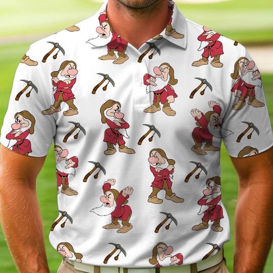 Discover Grumpy Polo Shirt, Father's Day Gift, Custom Golf Lovers Short Sleeve Shirt, Dad Birthday Gifts