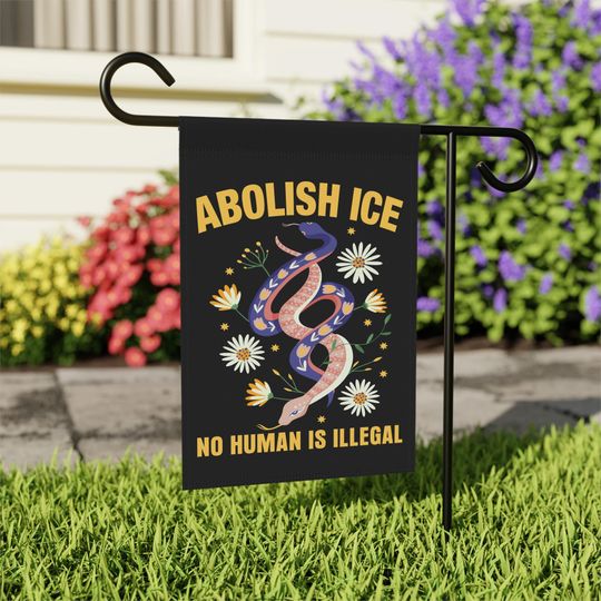Discover Immigrant Rights Flag, Chinga La Migra Anti Trump Garden Flag