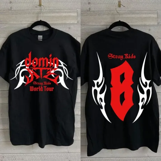 Discover Stray Kids World Tour 2025 Domin T-Shirt