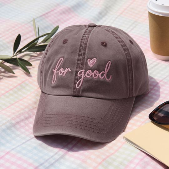 Discover For Good Embroidered Baseball Cap, Aesthetic Changed For Good Embroidery Hat
