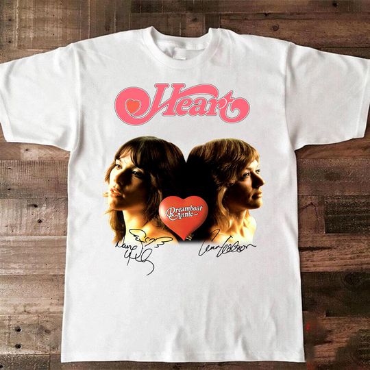 Discover Heart Band Vintage T-shirt, Retro Heart Band Shirt