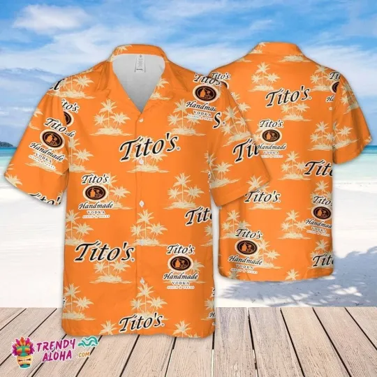 Discover Tito’s Vodka Hawaiian Sea Island Pattern Shirt, Summer Beer Hawaiian Shirt S-5XL