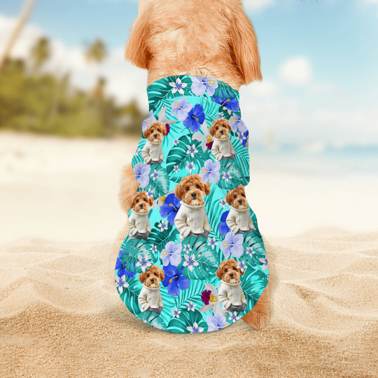 Discover Custom Cool Photo For Dog Lover Pet Hawaii Shirt, Summer Pet Clothes