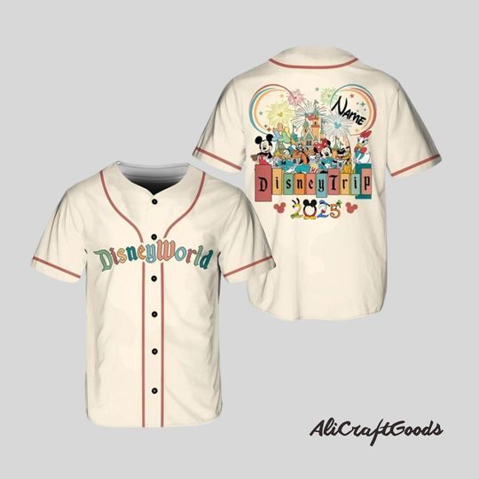 Discover Disneyyy Family Trip 2025 Baseball Jersey, Custom Disneyyy Family Trip Jersey