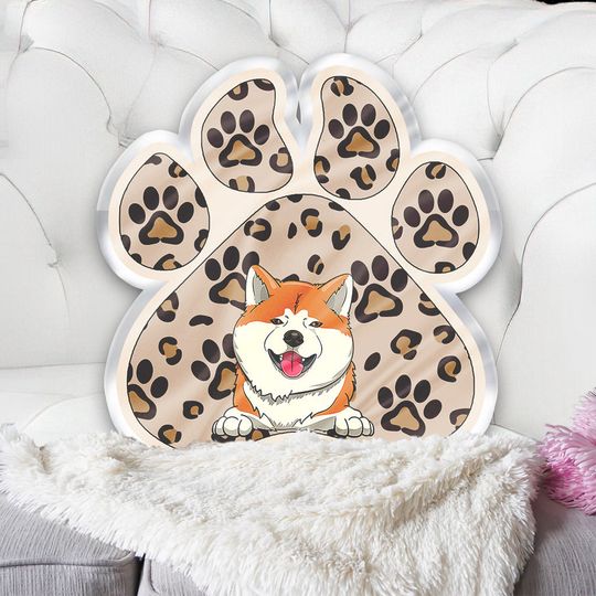 Discover Reserved For The Dog - Personalized Dog Shaped Pillow