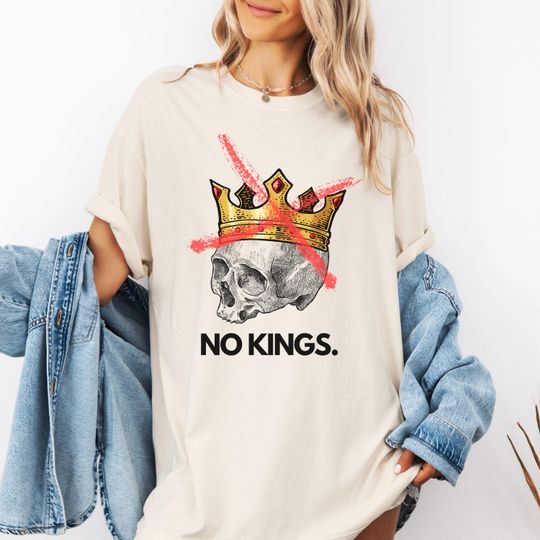 Discover No Kings Shirt, Pro Democracy Shirt, Rejecting Kings Since 1776 Shirt