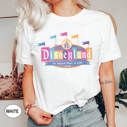 Discover Disneyyland 70th anniversary shirt, Happiest Place On Earth Shirt, 70 years of magic shirt
