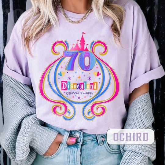 Discover Disneyyland 70th Anniversary Shirt, Celebrate Happy 70 Years of Magic Shirt