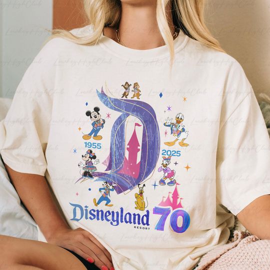 Discover Disneyyland 70th Anniversary 1955-2025 Retro Shirt, 70 Years Of Magic Shirt