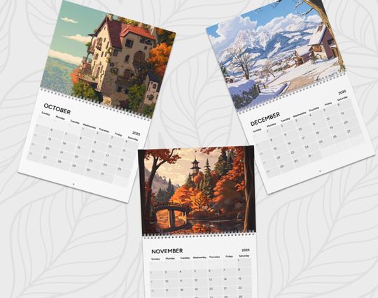 Discover 2025 Wall Calendar Landscapes