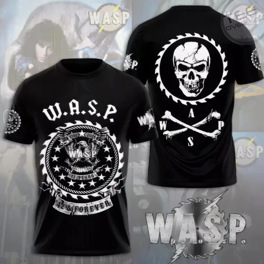 Discover WASP Band 3D T Shirt New For Fan S 5XL Cute New Hot Shirt