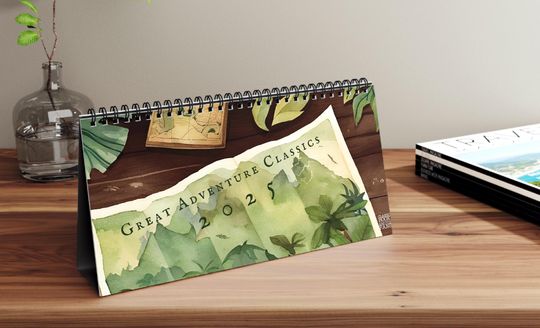 Discover Great ADVENTURE CLASSICS 2025 Desktop Calendar
