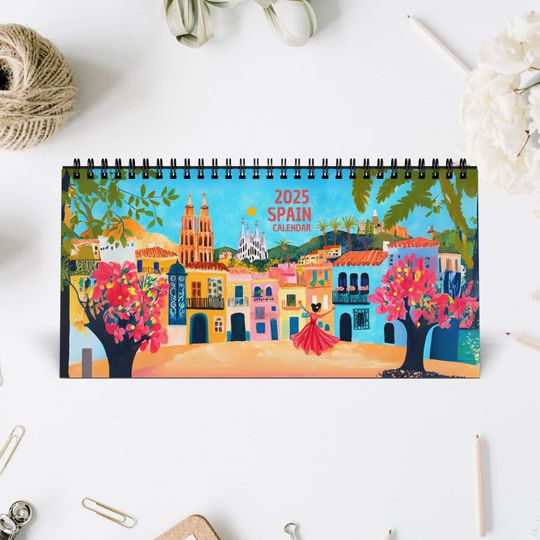 Discover Desktop Calendar 2025 Spain