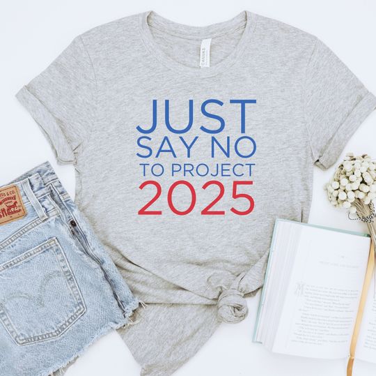 Discover Anti Project 2025 Political Activism Election Shirt, Pro Democracy Shirt