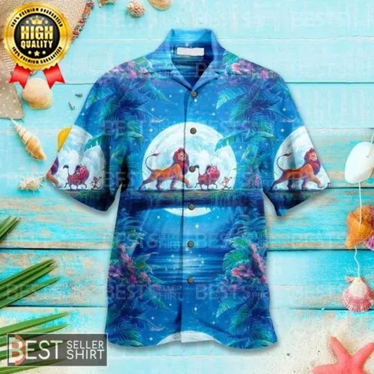 Discover The lion kingg Scene Movie Disneyyy Hawaiian Shirt