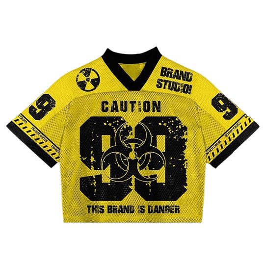 Discover Men's T-shirts  With Number Printed Crop Top Mesh Baseball Jersey