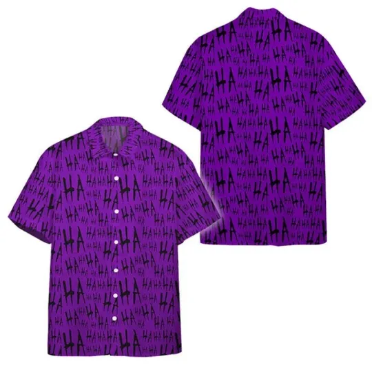 Discover Joker Laughing Hahaha Why So Serious Father's Day Gift For Dad Hawaiian Shirt 3D