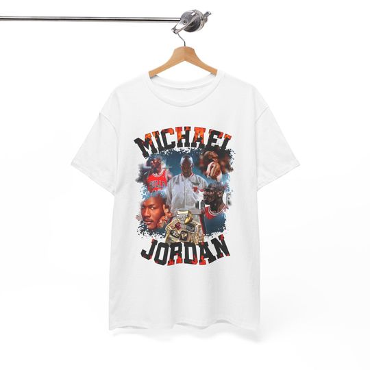 Discover Michael Jordan v4 Karl Malone Larry Bird Magic Johnson Kobe Bryant Vintage Shirt