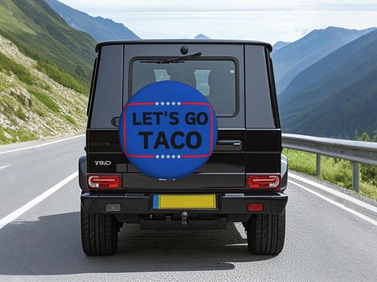 Discover lets go taco Spare Tire Cover