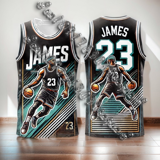 Discover New James jersey mens No. 23 basketball jersey