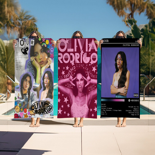 Discover Singer Olivia Cool R-Rodrigo Microfiber Beach Towels