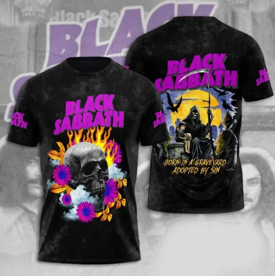 Discover Black Sabbath Metal Music 3D Shirt For Men And Women T-Shirt All Sizes EL1035