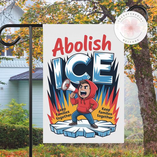 Discover Abolish ICE Flag, Keep Families Together Flag, Anti Trump Flag , FDT Political Flag