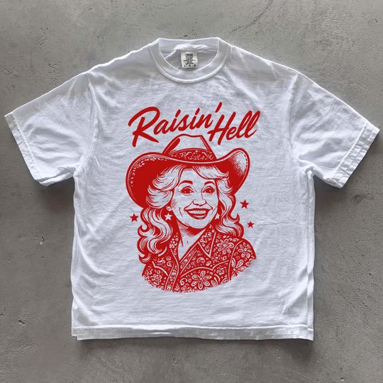 Discover Dollywud T-Shirt | Comfort Colors Dolly Parton Retro Tee / 80s Country Music Shirt. Autograph Gift