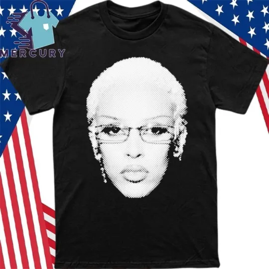 Discover Doja Cat Face Pop Star Merch Fan Art T-Shirt