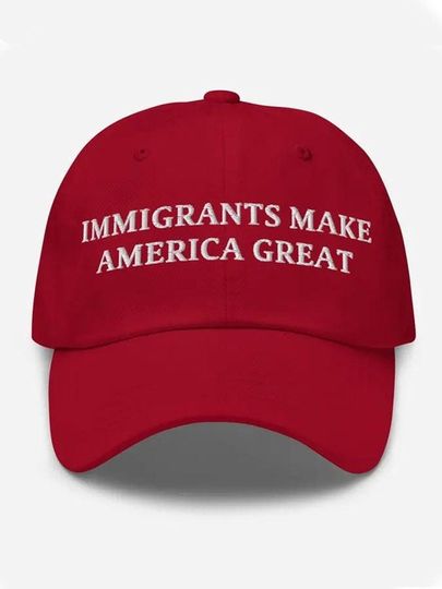 Discover Fck ICE Embroidered Hat, Unisex Fdt Baseball Cap, Immigrants Make America Great Classic Cap, Anti ICE Political Hat