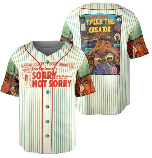 Discover Tyler The Creator Graphic Jersey, Call Me If You Get Lost Jersey, Hip Hop Graphic T Shirt