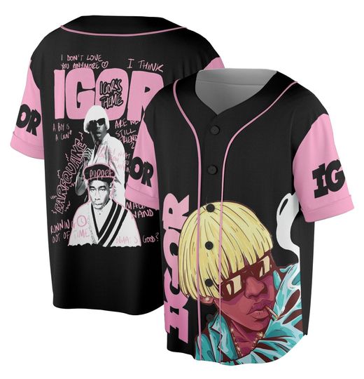 Discover Vintage Tyler the Crea Baseball Jersey, Tyler the Crea Rapper Shirt,  Tyler the Crea Hip Hop 90s Graphic