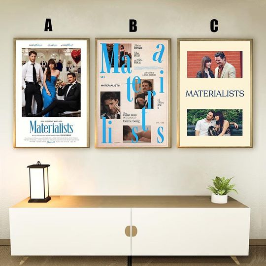 Discover Materialists (2025) Movie Poster - Premium Matte Vertical Decor for Home and Office