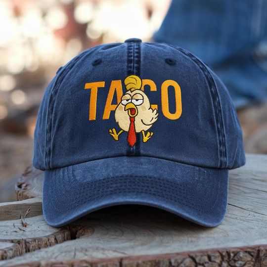 Discover TACO Chicken Hat, Tr*mp Always Chickens Out Hat, Anti-DT Political Protest Hat, Activism Gift
