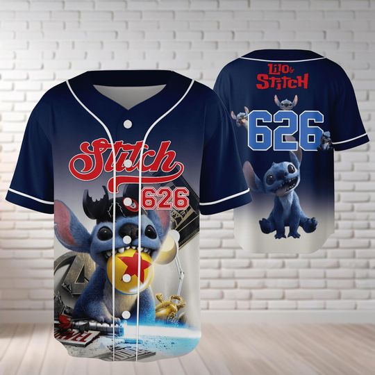 Discover Stitchh Experiment 626 Baseball Jersey, Stitchh Graphic