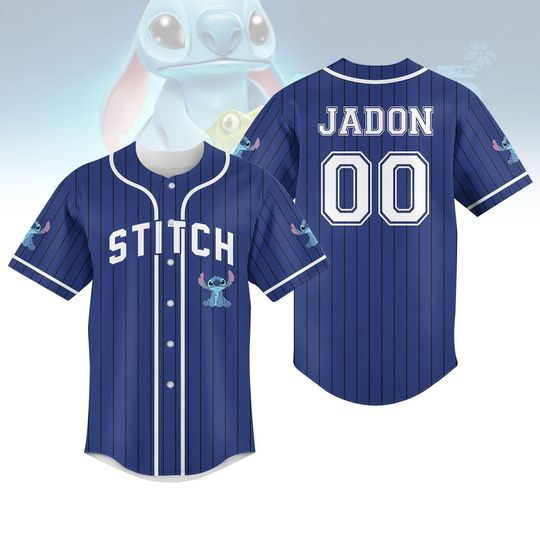 Discover Custom Stitchh Baseball Jersey, Disneyyy Stitchh Baseball