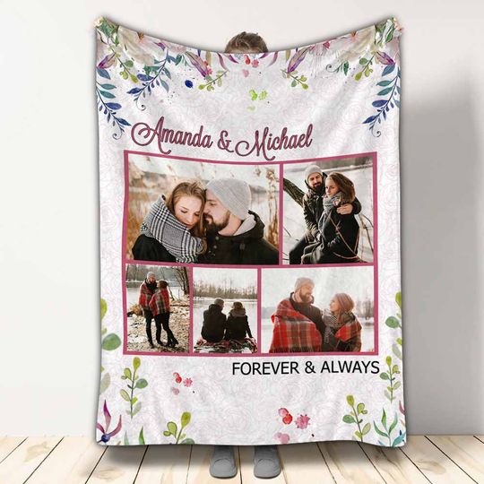 Discover You're All I Need - Personalized Couple Blanket