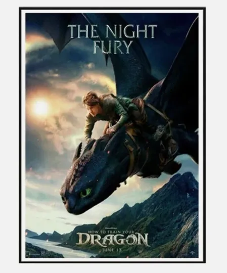 Discover ~HOT!~ How to Train Your Dragon (2025) Movie Poster, Live-Action Movie Poster.