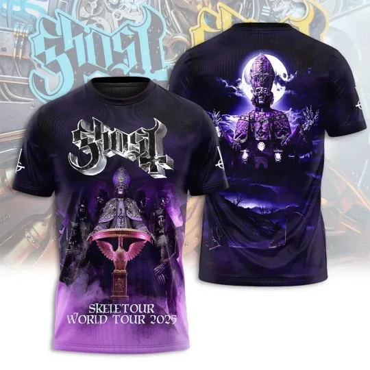 Discover Ghost Band 3D Apparel shirt 2025